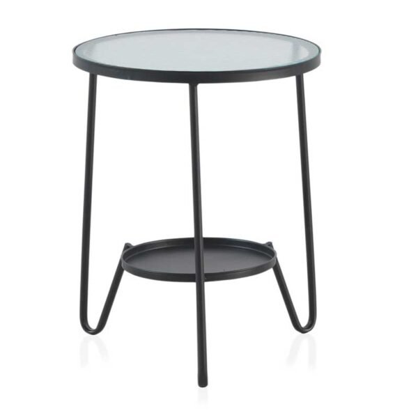 Mesa Auxiliar Redonda Metal